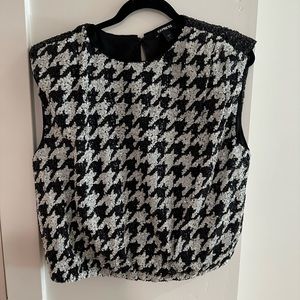 Sleeveless sequin top